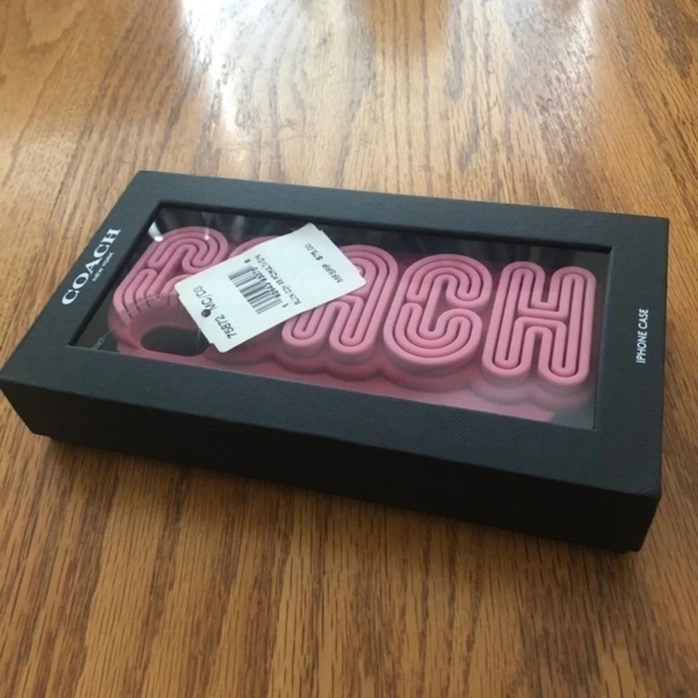 Coach Dark Pink iPhone X / XS Case 3D Phone Case BRAND NEW
